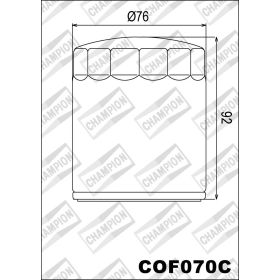 Champion Oliefilter COF070C