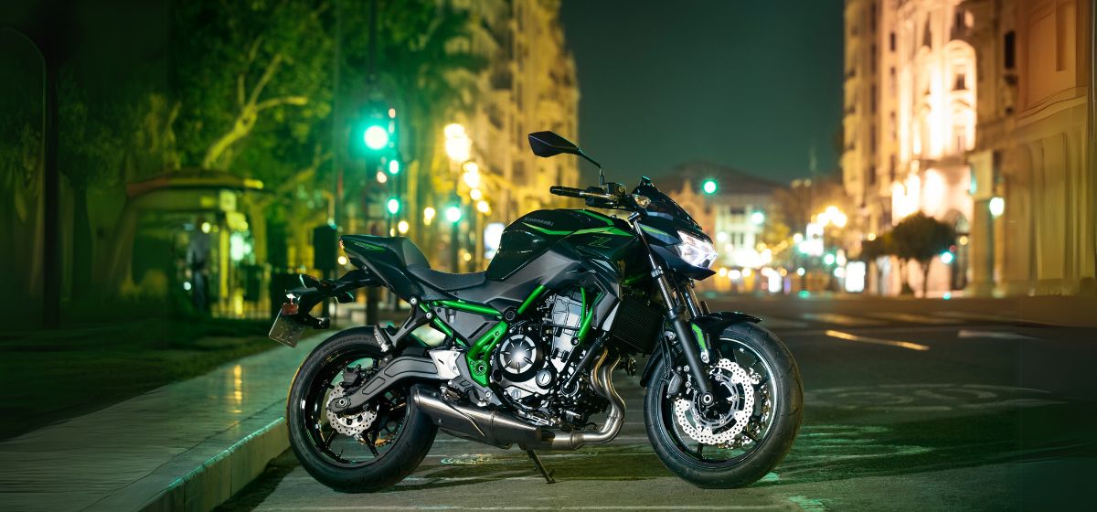 Nieuwe kleuren voor de Kawasaki Z650 2025