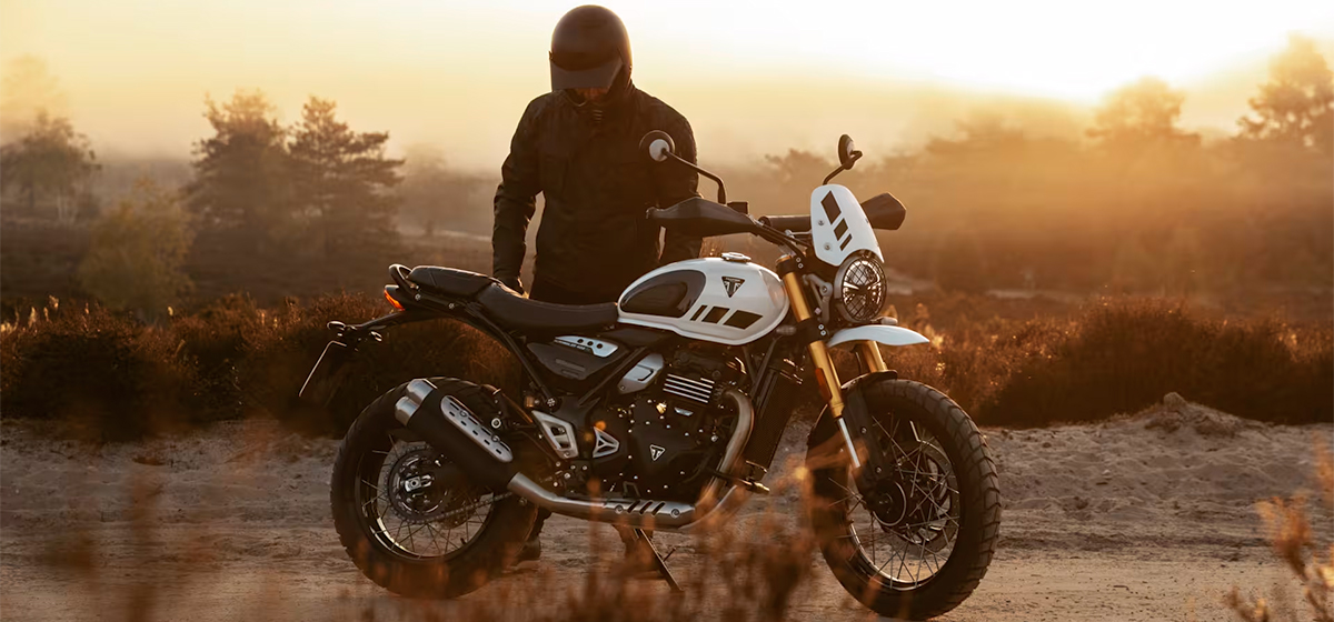 De nieuwe Triumph Scrambler 400 XC